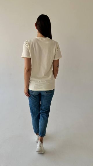 Жіноча футболка Gucci молоко | Зображення 2