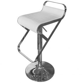 Стул для бара на одной хромированной ножке UD1H