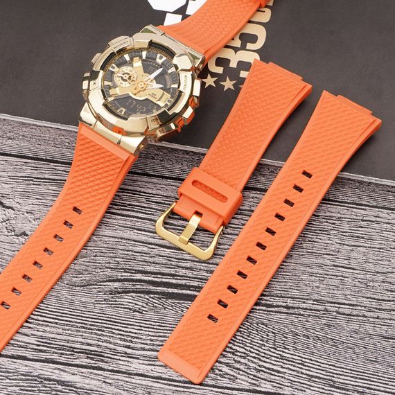 Ремешок для Casio G-Shock GA-100/110 Orange GD | Зображення 2
