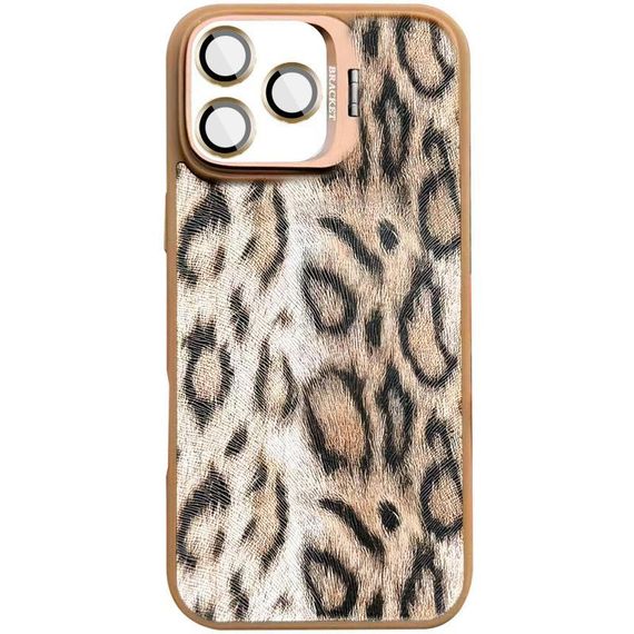 Чохол TPU+PC Wild Leopard with MagSafe and Lens для Apple iPhone 16 Pro (6.3") Brown
