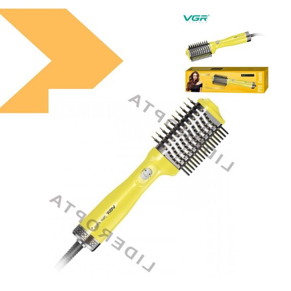 Фен-стайлер VGR V-497 Yellow Professional з іонізацією для створення стильних зачісок (45702-V-497 YELLOW_545) | Зображення 4