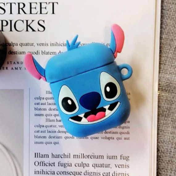 Силіконовий футляр Cartoons&Heroes для навушників AirPods 1/2 + кільце | Зображення 2