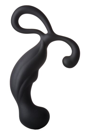 Анальна пробка, стимулятор простати FANTASSTIC PROSTATE STIMULATOR BLACK | Зображення 6