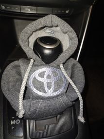 Чохол кофта Худі аксесуар на КПП  Car Hoodie тойота toyota сірий подарунок автомобілісту 10070