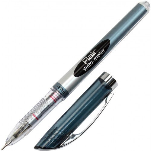 Ручка кулькова Flair Writo-metr 10 км, 743BK, чорний (8901765502940) | Зображення 1