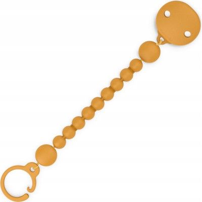 Клипса для пустышек Suavinex силиконовая, "Colour Essence"/мустард (401520) | Зображення 1