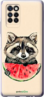 Чохол на Infinix Note 10 Pro Єнотик з кавуном "4605u-2709-2448"