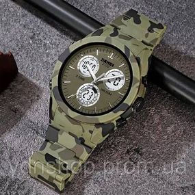 Годинники для подорожей SKMEI, Надійні чоловічі наручні годинники Спеціальні для армії IP-62