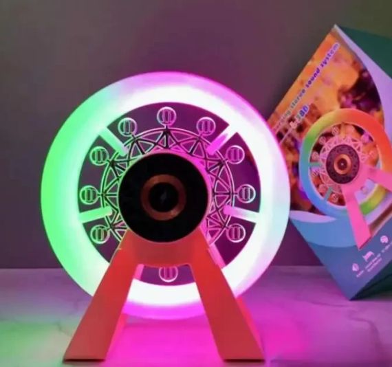 Багатофункціональний акумуляторний нічник-колонка "Карусель" з RGB-підсвічуванням L-38В | Зображення 3