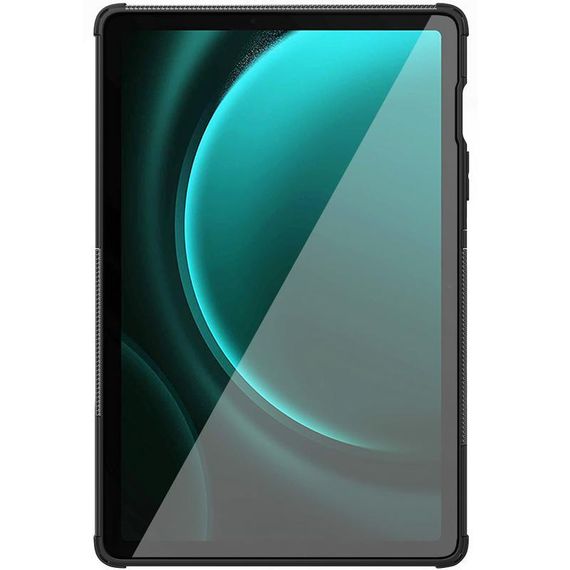 TPU+PC чохол Protector Stand для Samsung Galaxy Tab S9 / S9 FE / S10 FE (Pen slot) Black | Зображення 2
