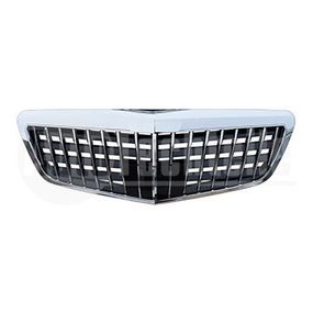 Решетка радиатора Mercedes Benz W221 09-13 (хром/чёрн.) MAYBACH-STYLE, AutoTechteile, 140 8833, 140 8832