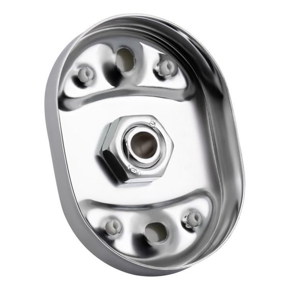 Полка универсальная Lidz Oreo 0901 стеклянная (52*12 см) LDORE0901CRM22178 Chrome | Зображення 3