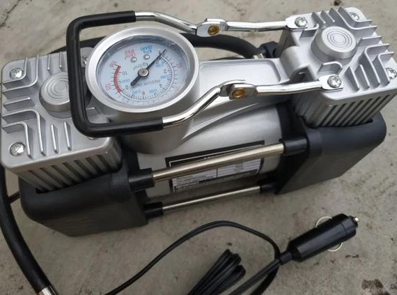 Автомобільний компресор двопоршневий V-TEKK 12В, 300Вт, 60л/хв (47576-_899) | Зображення 7