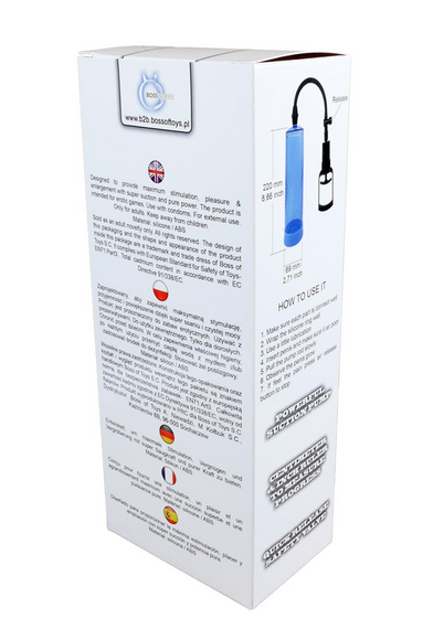 Вакуумна помпа Boss Series: Power pump MAX - Blue, BS6000008 sexstyle | Зображення 6