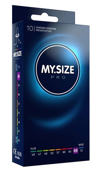 Презервативи латексні My.Size Extra Large 69 мм (ціна за упаковку, 10 шт.) Sex Aura