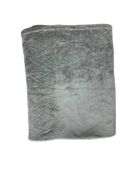 Рушник банний для тіла Сірий, М'який рушник для ванни з липучкою | Зображення 3