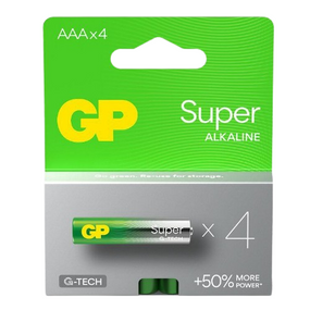 Батарейка лужна AAA/LR03 (бл-4шт) GP Super