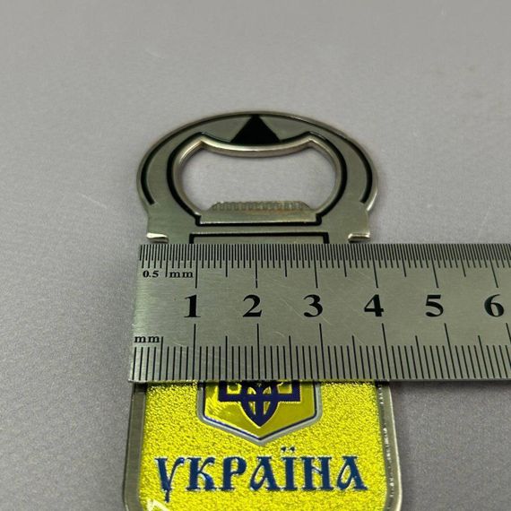 Відкривачка магніт патріотична - в асортименті 8,5 см | Зображення 7