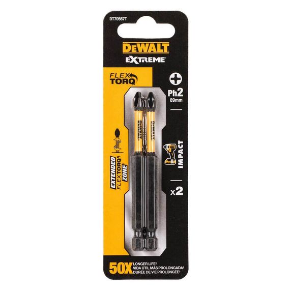 Набір біт Ph2 DeWALT DT70567T