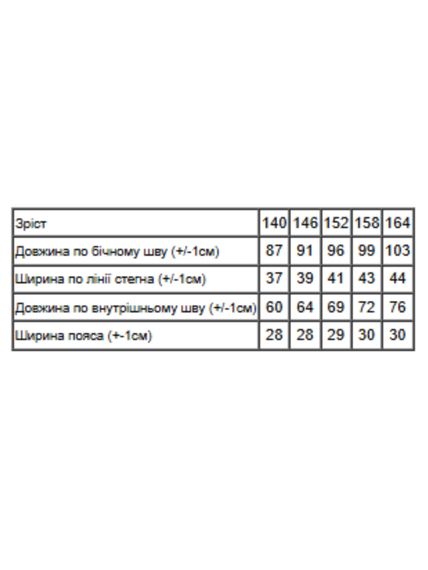Джинси для дівчинки підліткові (демісезон) Носи своє 152 Темно-блакитний (p-17821-211554) | Зображення 2