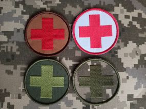 Шеврон медицинский (комплект) 8см