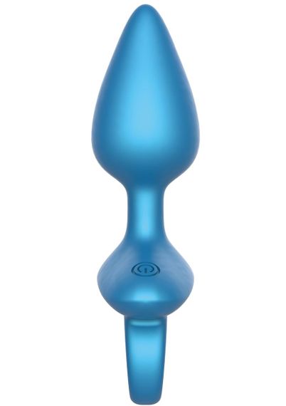 Анальна пробка з вібрацією та пультом Playhouse Smooth Anal Plug, синя, 13 × 4,5 см Sex Aura | Зображення 5