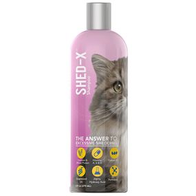 Шампунь против линьки у котов SynergyLabs Shed-X Shampoo 273 мл