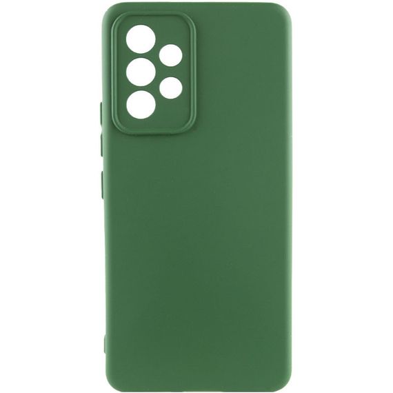 Чохол Silicone Cover Lakshmi Full Camera (AAA) для Samsung Galaxy A73 5G, Зелений