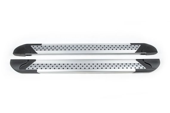 Боковые Подножки New Vision Grey (2 шт., Алюминий) Короткая База для Opel Movano 2021- гг