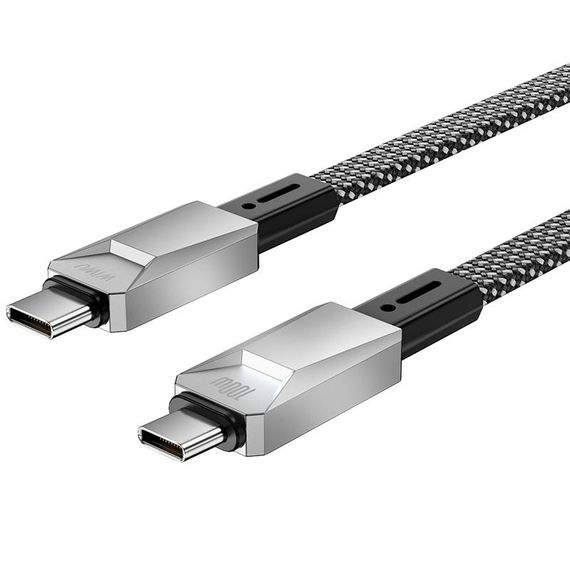 Дата кабель WIWU C078 Type-C to Type-C 100W (1m) Silver | Зображення 3