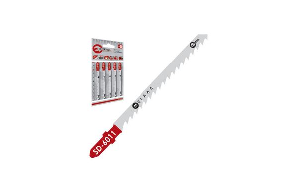 Полотно пильное для лобзика Intertool - 75 х 3 мм металл (5 шт.) SD-6011 (SD-6011)
