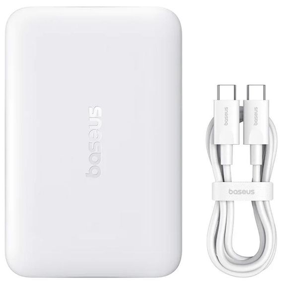 Портативний ЗП Power Bank Baseus EnerFill FM11 30W з БЗП 10000mAh (E00287) Moon White | Зображення 1