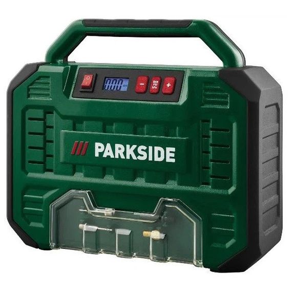 Автомобильный компрессор 12/220в Parkside PMK 150 A1 компрессор для подкачки колёс OT-34 | Зображення 2