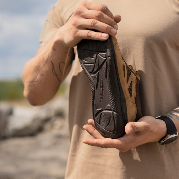 Кросівки тактичні STIMUL Ягуар / Нубук / Cordura / 3D-сітка / Демі /Літо 24.5, Літо, Койот