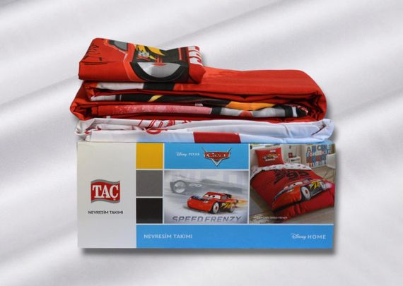Постельное белье TAC Disney 160×220 см Cars Speed Frenzy | Зображення 4