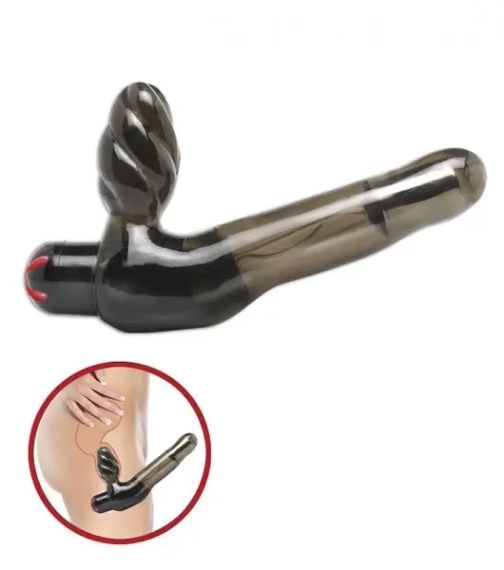 Безремневий страпон Pipedream Fetish Fantasy Series з вібрацією, чорний sexstyle