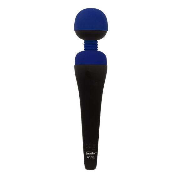 Вібромасажер PalmPower Recharge Blue, перезаряджуваний, гнучка головка, тревел-замок sexstyle | Зображення 2