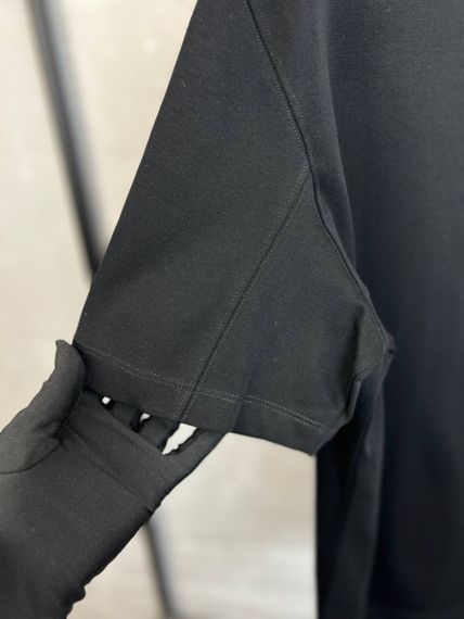 Футболка чорна Brunello Cucinelli Classic Logo Black  f691 | Зображення 5