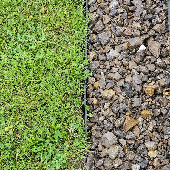 Бордюр садовий Bradas RIM-BORD 58х1000 мм, чорний (OBRB58) | Зображення 1