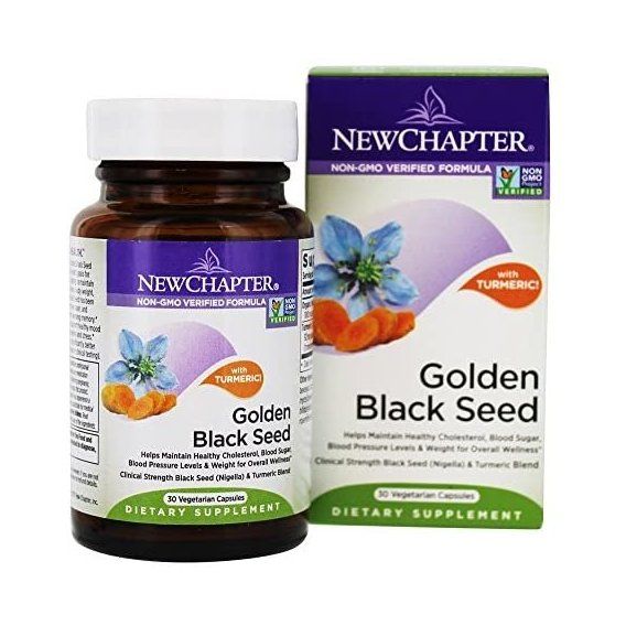 Комплекс для профілактики діабету New Chapter Golden Black Seed 30 Veg Caps NCR-90151