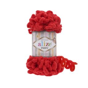 Пряжа Alize Puffy 56 ализе пуффи плюшевая