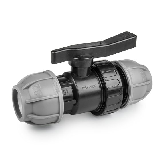 Кран Bradas для труб PE 25 мм PN10 (DSRA10V2525)