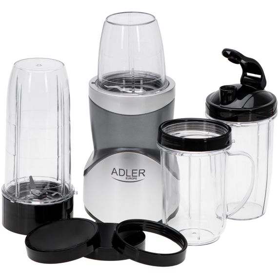 Фітнес-блендер Adler AD 4084 500Вт/ Pulse/ скляні пляшки 1x700мл,2x500мл,1x300мл/ | Зображення 1