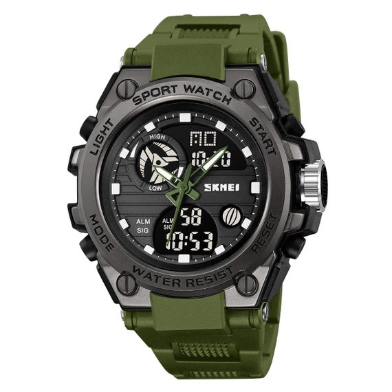 Спортивний чоловічий годинник Skmei 2360AG Army Green