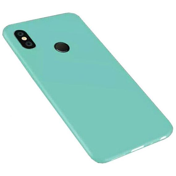 Чохол Candy Silicone для Xiaomi Redmi Note 6 Pro колір Бірюзовий