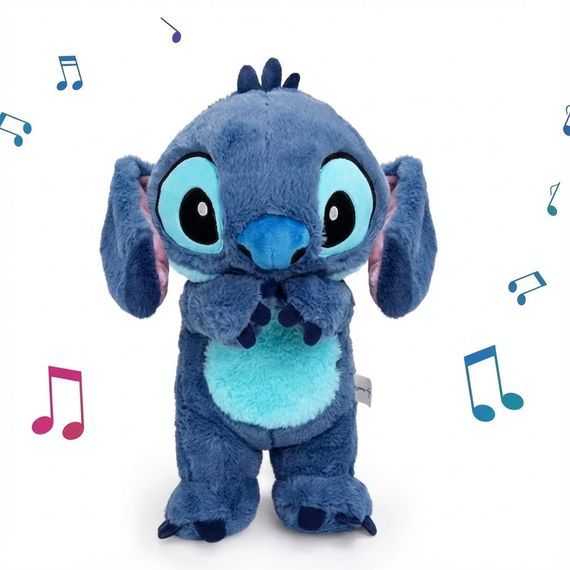 Інтерактивна м'яка іграшка Soft Toys «Стич» з підсвіткою, музикою й ефектом дихання, світиться, колискова | Зображення 3