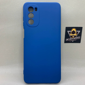 Motorola G62 SoftTouch Silicone Протиударний чохол софт тач Синій