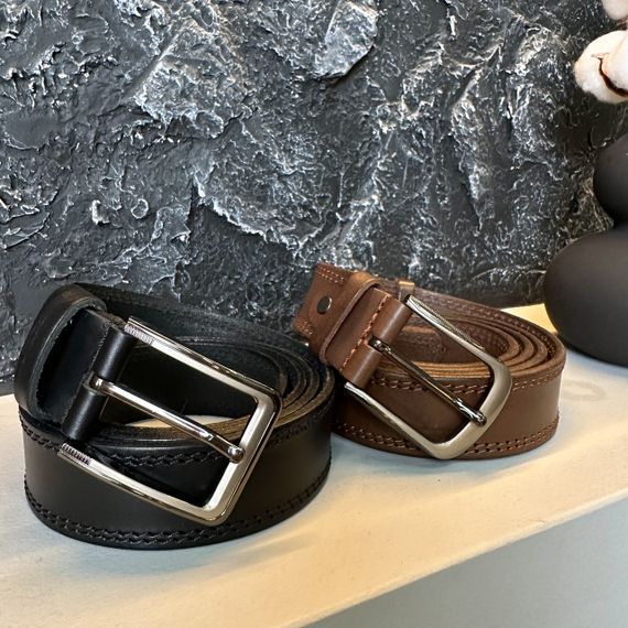 Мужской кожаный ремень | Зображення 6