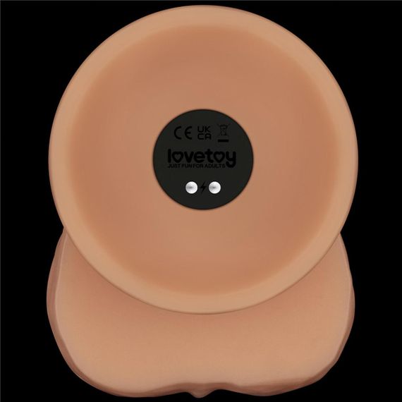 Реалістичний вібратор - Vibrating Power Basics Cock 8.5" Sex Aura | Зображення 6