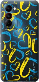 Чехол на Tecno Camon 18 Premier Сердца UA "5292u-2652-17620"